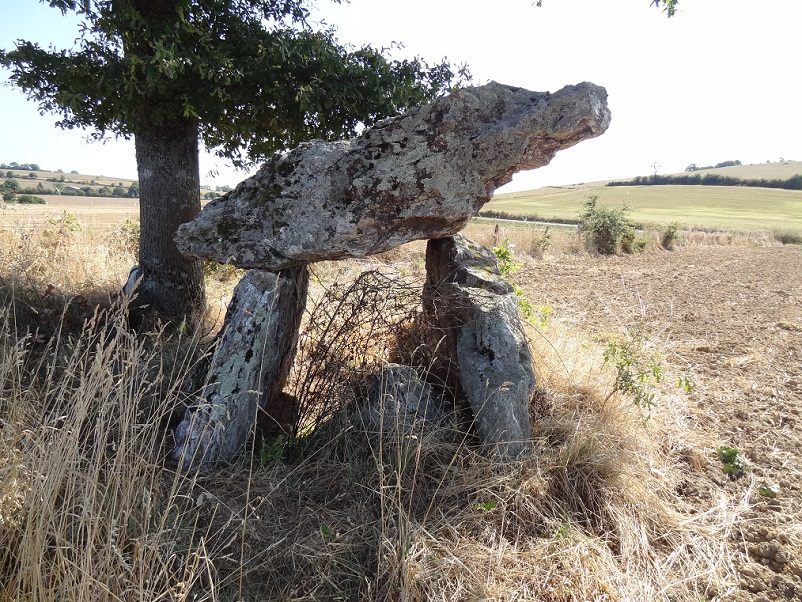 A view through the dolmen, Sep.3, 2018