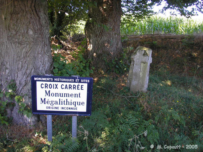 Click for the gallery page to add comments and vote (PID:19154) Menhir de la Croix Carrée (Landigou)