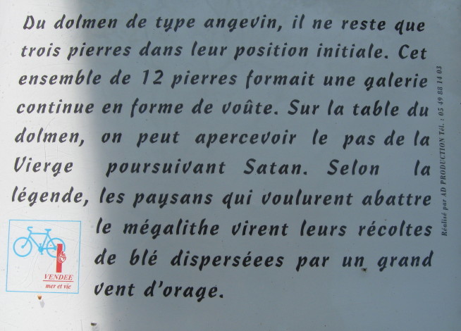 La Pierre Folle (Commequiers)