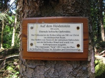 Heidenplatz und Steinsofa Schwaibach - PID:110510
