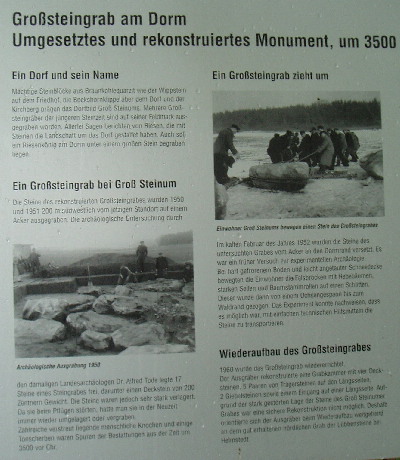 Grosssteingrab am Dorm