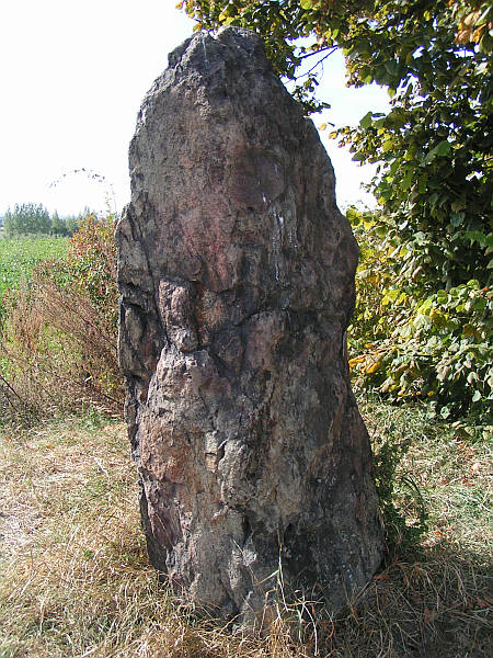 The other side of the menhir.