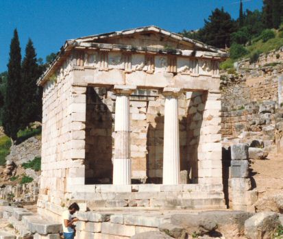 The Treasury of the Athenians.