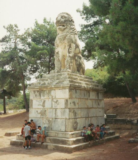 The Lion of Amphipolis.September 1993.