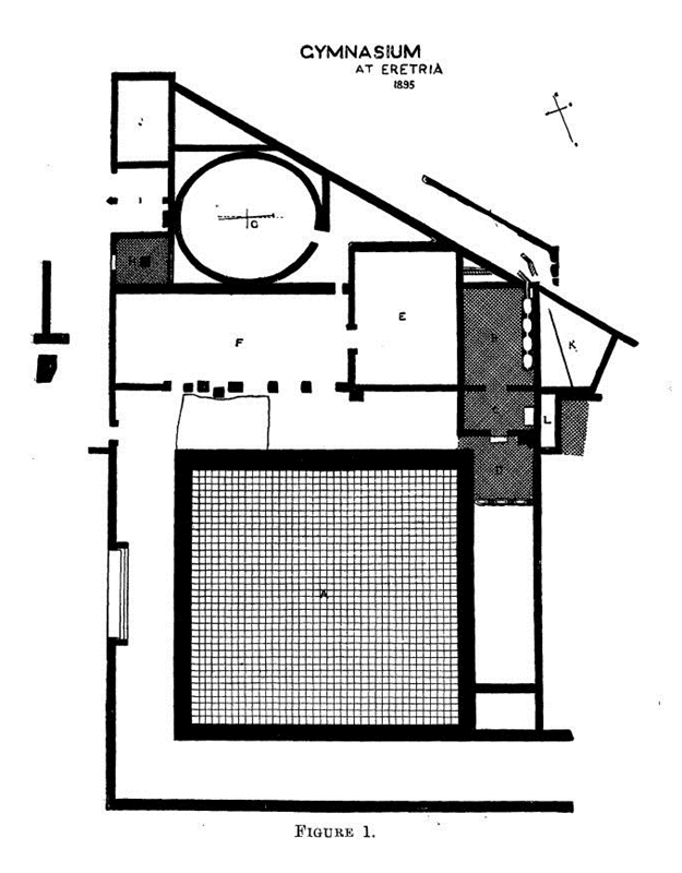 Plan of the gymnasium (school, not sports) from 