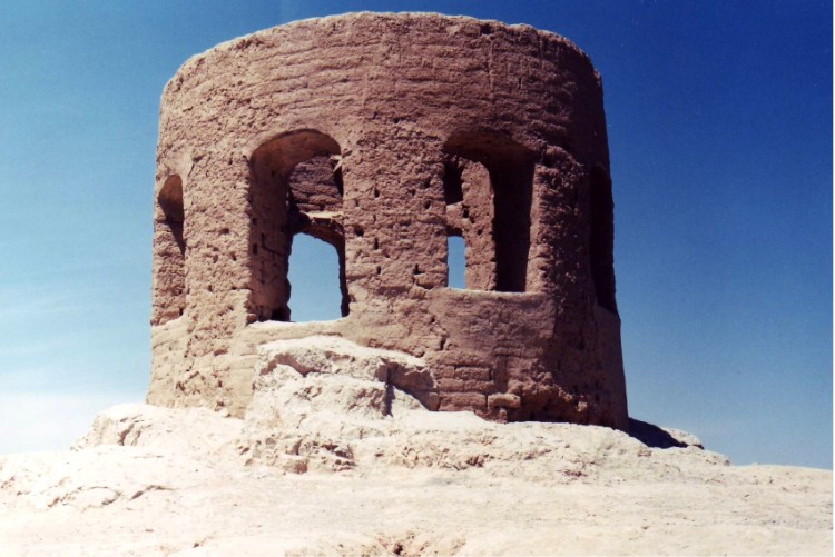 This temple is supposed to date back to the time of Artaxerxes who reigned from 465 until 425BC. It is in fairly good condition and is known locally as Atash Gah or Atash Kadah. It sits on top of a small hill a couple of miles outside Isfahan. A track leads up to the structure and provides a fairly strenuous climb especially in the heat of the day. The ruins of other buildings also sit on the slop