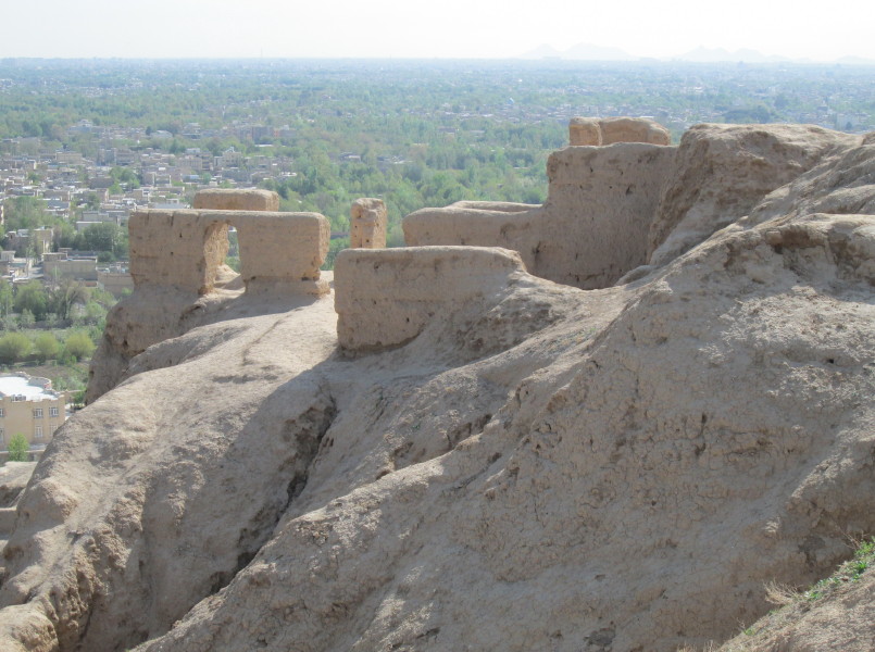 The temple complex at the summit.  April 2014.
