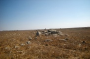 Dolmen field near Natur on the Golan Heights 