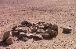 South of Lower wadi Hayun Masseboth