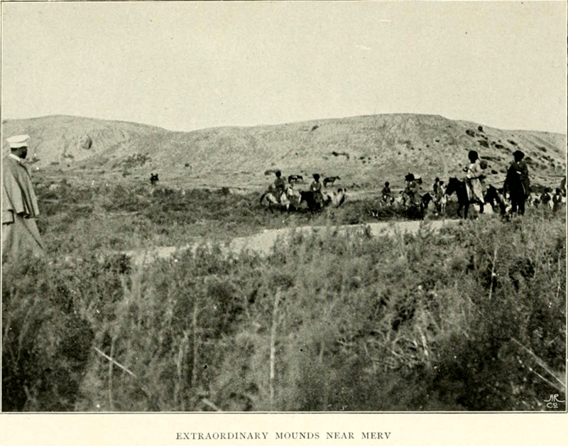 Mounds near Merv, from 