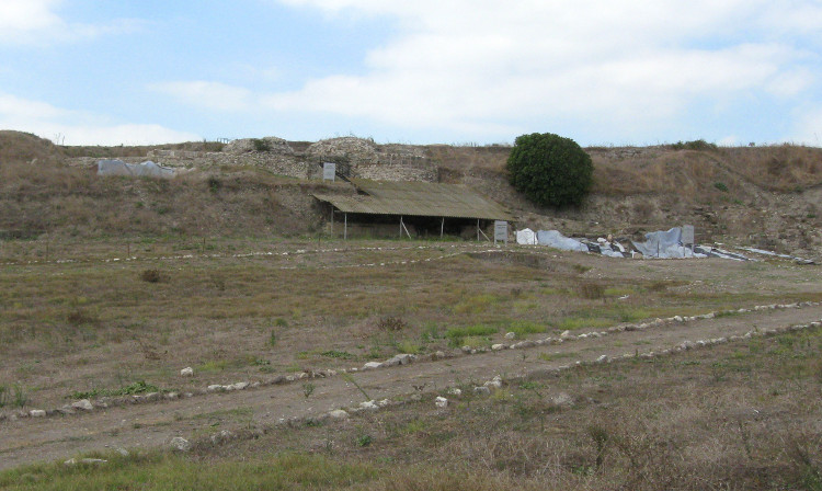 Ongoing excavations.