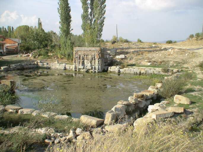 Hittite spring and monument.