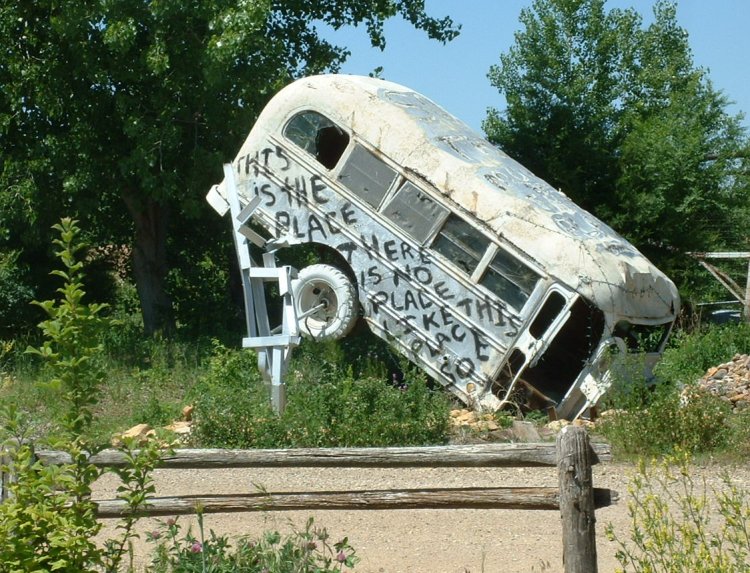 Truckhenge - The Bus. Photos courtesy of the owners.