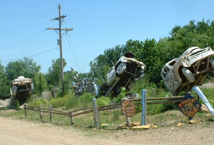 Truckhenge - Wide view. Photos courtesy of the owners.