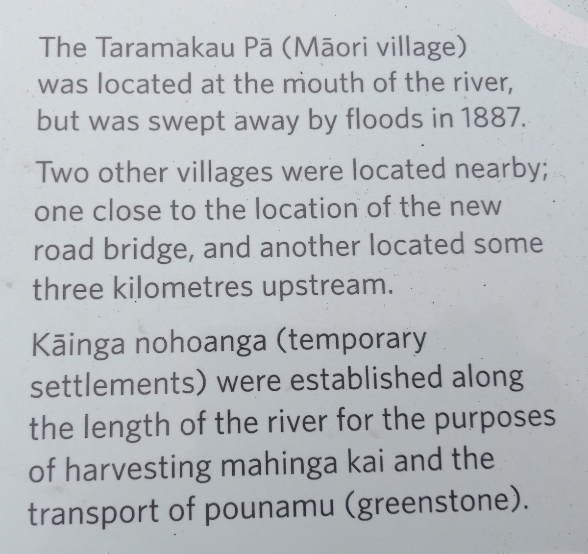 Taramakau Pa