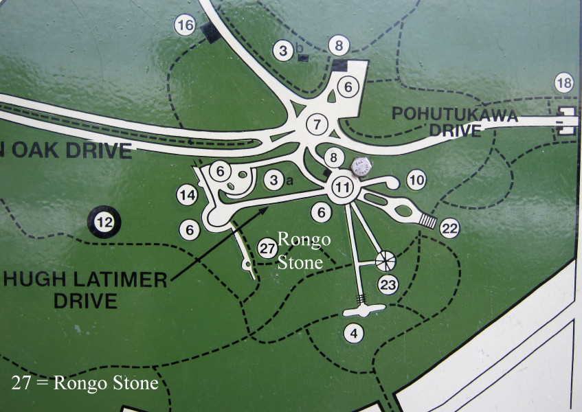 Cornwall Park Rongo Stone