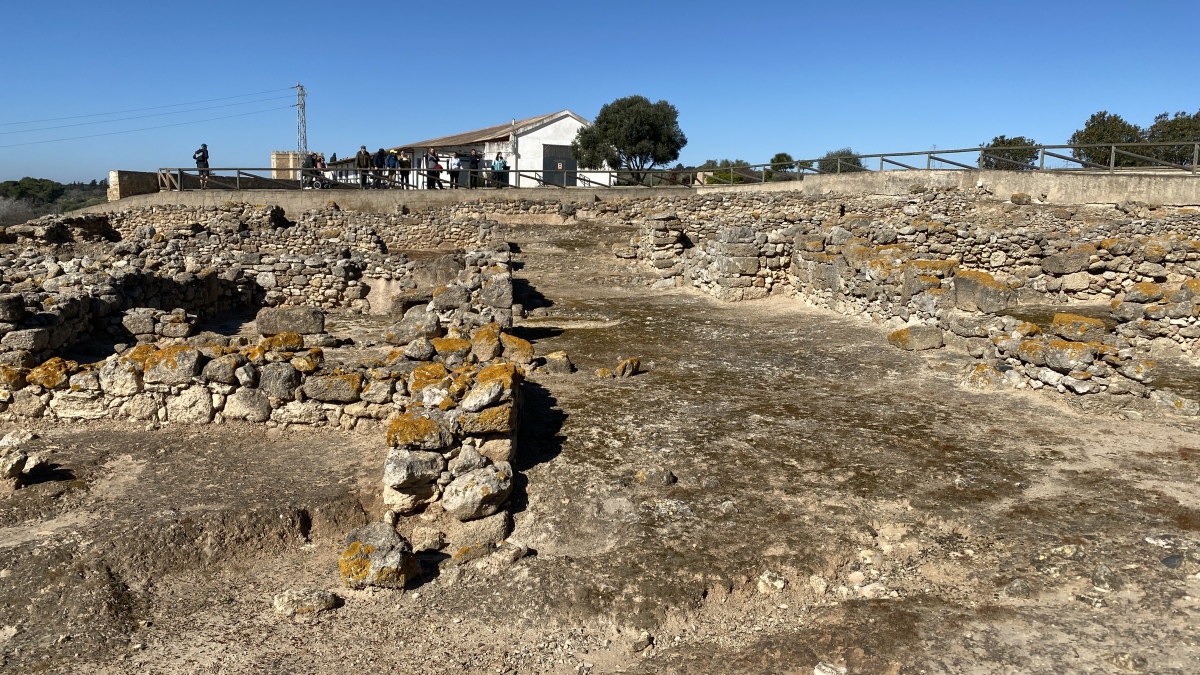 Enclave Arqueológico Doña Blanca
site in Andalucía Spain 
Jerez de la Fronteira.

Part of the village 800BC near the harbour. This is the mainstreet.