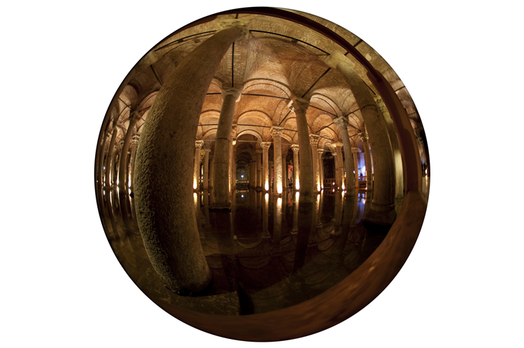 An amazing underground waterstorage tank built by Emperor Justinianus(527-565) next to Hagia Sophia in Istanbul.
Some of the 9m tall 336 columns holding up the ceiling.
