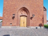 Ancient stone in Vor Frue church, Svendborg - PID:291300