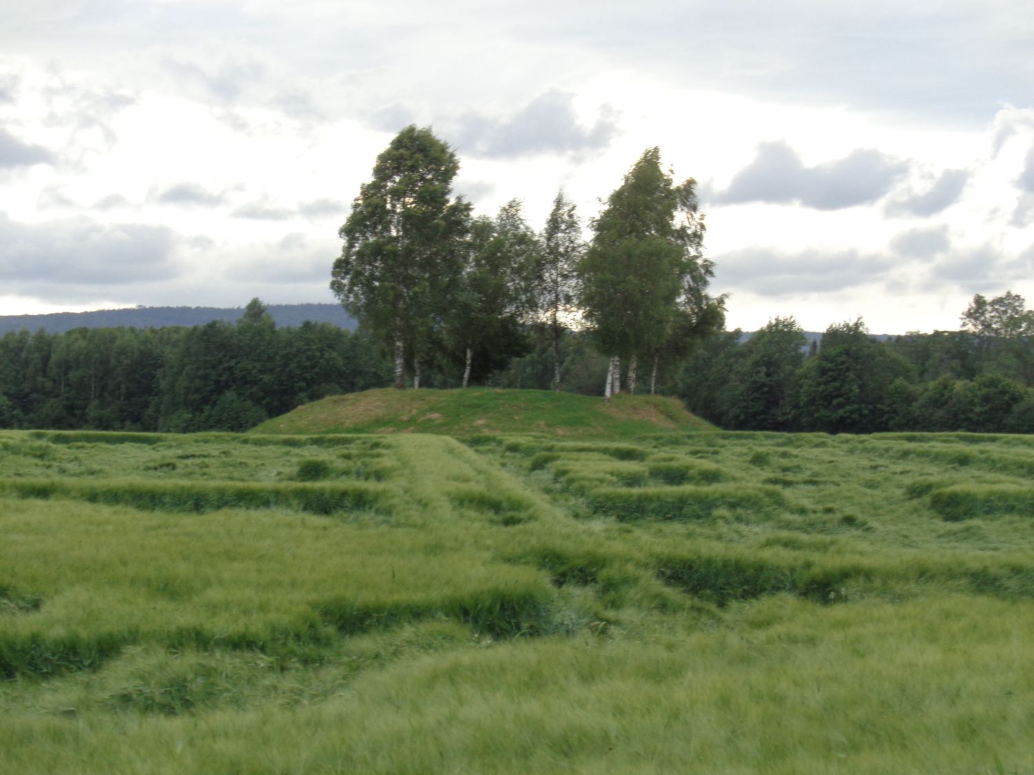Round barrow in Akershus Norway