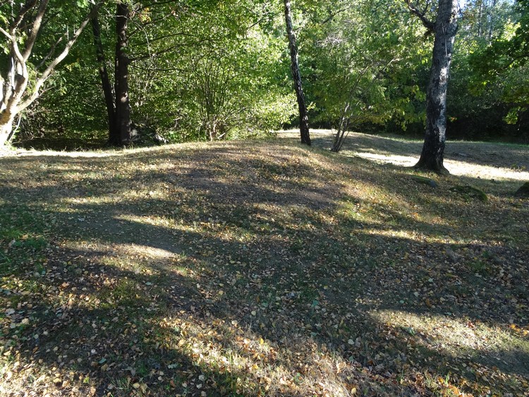 Iron Age burial mounds at the suburb of Stockholm (photo taken on August 2016).