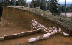 Sagaholm Round Barrow with Rock Art