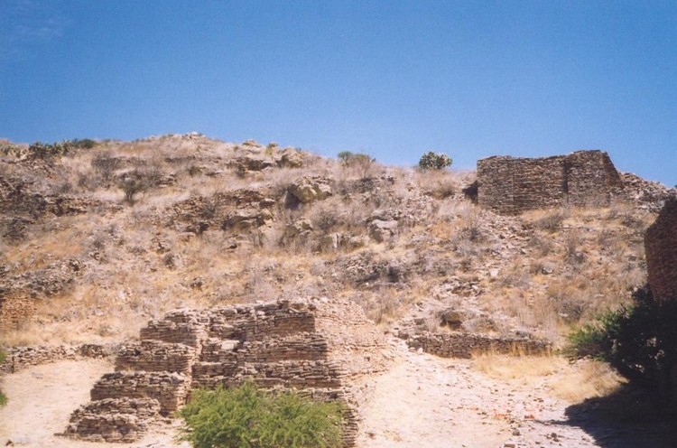 Piramide de los Sacrificios - possible site of placing ritual offerings.

