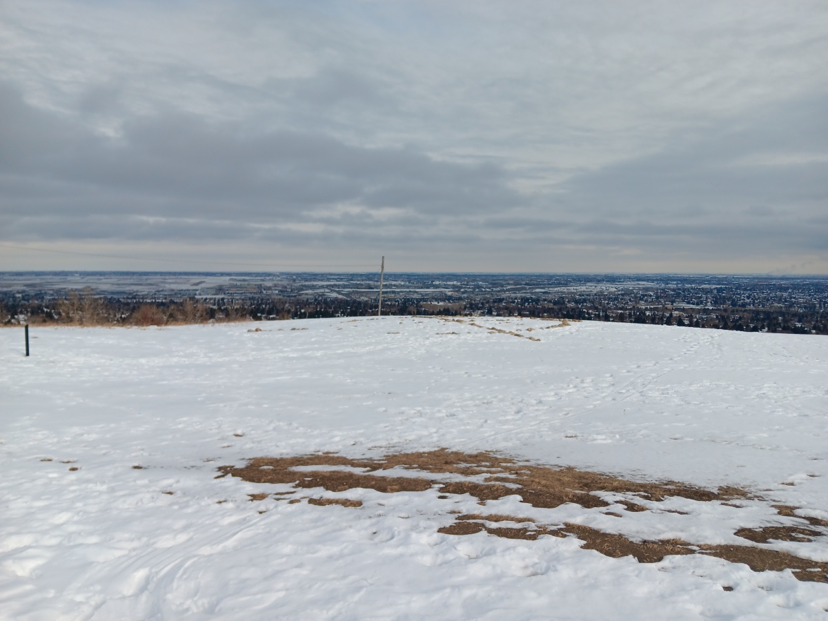 This is a Picture of a Reconstruction of a Destroyed Site of the Medicine Wheel that used to be at this Site.  This Wheel was Destroyed about 150 Years Ago and has now ben Reconstructed.
