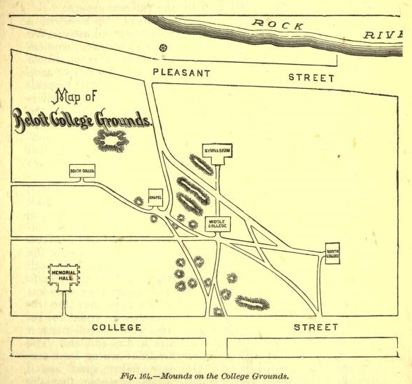 Click for full size image of Beloit College Mounds (PID:105091) Beloit College Mounds