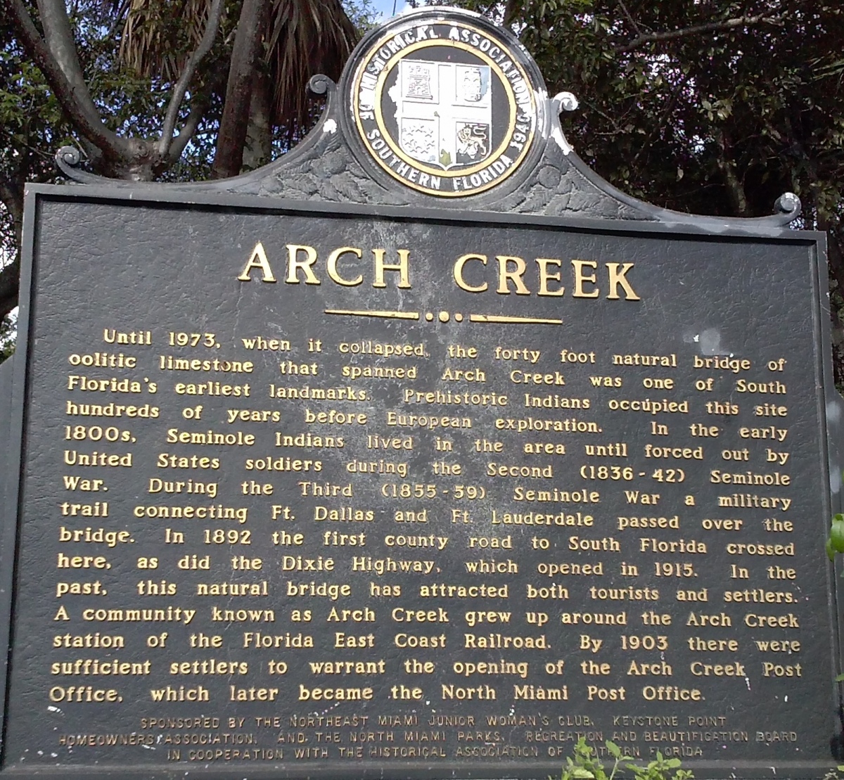 Arch Creek Middens, Florida