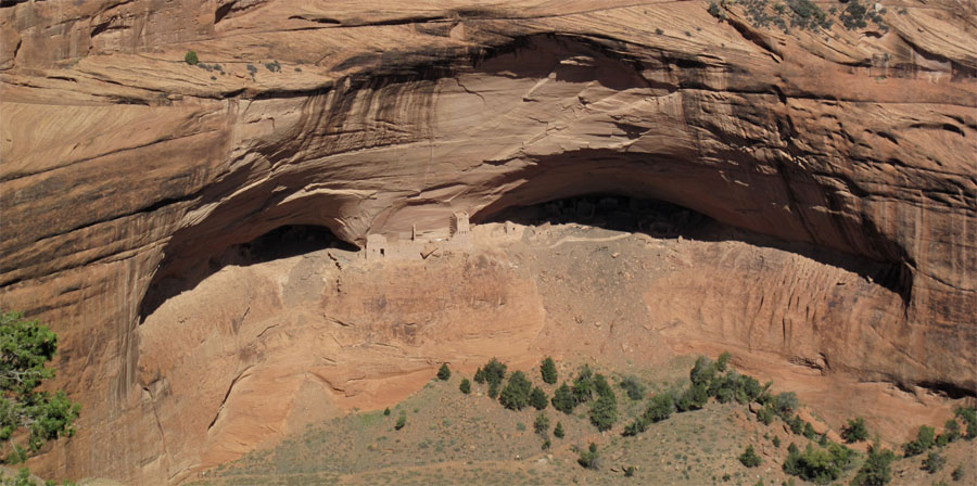 Click for full size image of Canyon de Chelly - Mummy Cave (PID:98451) Canyon de Chelly - Mummy Cave