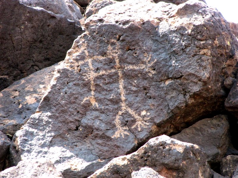 Specimen of the large amount of rock art to be found here at Deer Valley Rock Art Center.