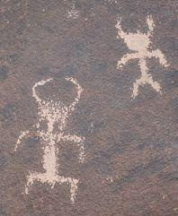 Example of petroglyphs at Land Hill near Stanta Clara, Utah.  Photo from BUREAU OF LAND MANAGEMENT website for Santa Clara/Land Hill ACEC.  http://www.blm.gov/ut/st/en/fo/st__george/more/heritage_resources/public_use_sites/land_hill.html