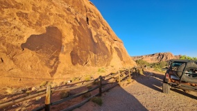 Moab Golf Course Rock Art Site