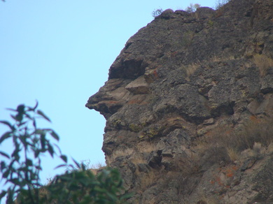 Rock Face Mountain in Montana, USA