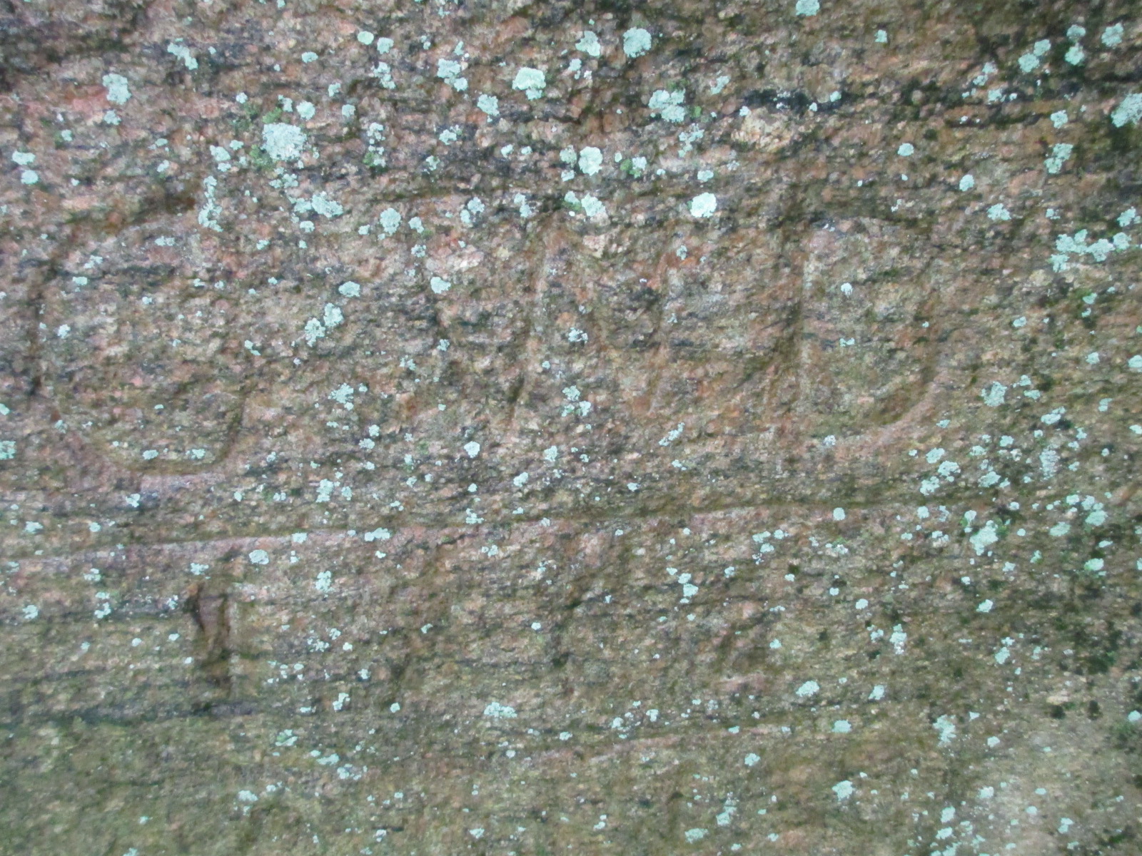 Some old engraving on Balanced Rock