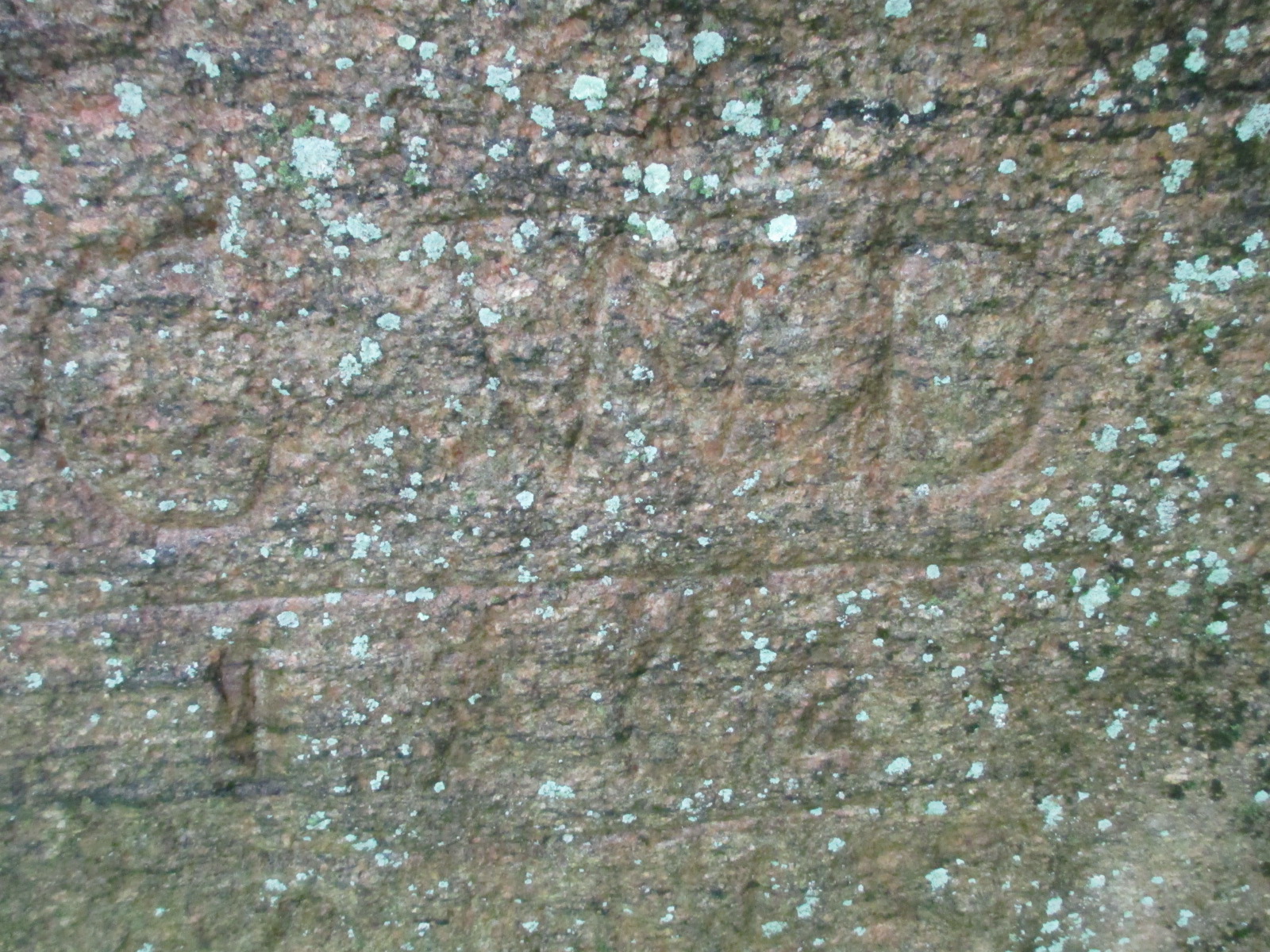 Some old engraving on Balanced Rock