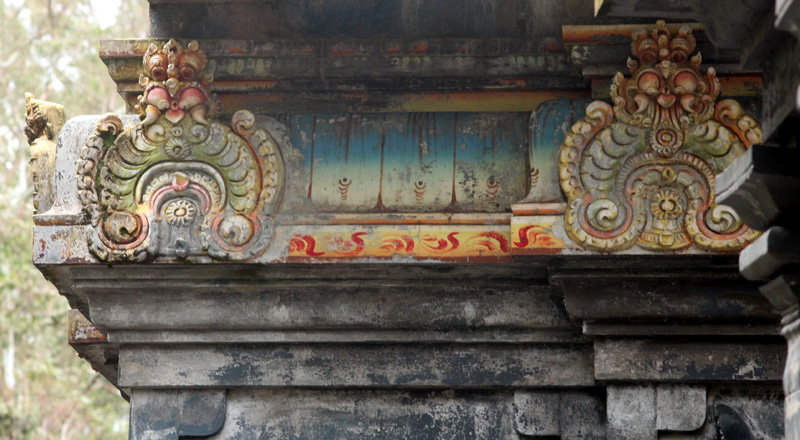 Detail of the temple.