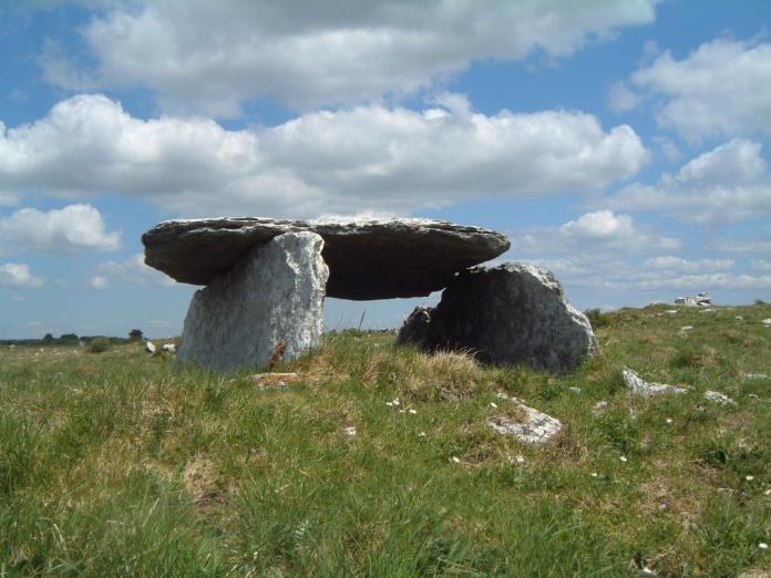 M 250012
A wedge tomb with the 8' x 12' capstone still in situ.