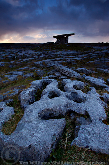 Poulnabrone The cracks and grykes surrounding the tomb can form very unusual and interesting shapes