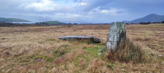Ardgroom Outward stone pair, cairns and pre-bog wall 