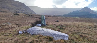 Ardgroom Outward stone pair, cairns and pre-bog wall 