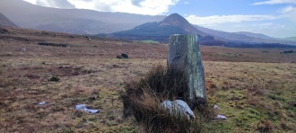 Ardgroom Outward stone pair, cairns and pre-bog wall 