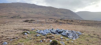 Ardgroom Outward stone pair, cairns and pre-bog wall 