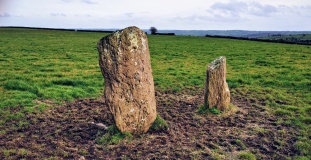 Coolgarriff standing stone pair