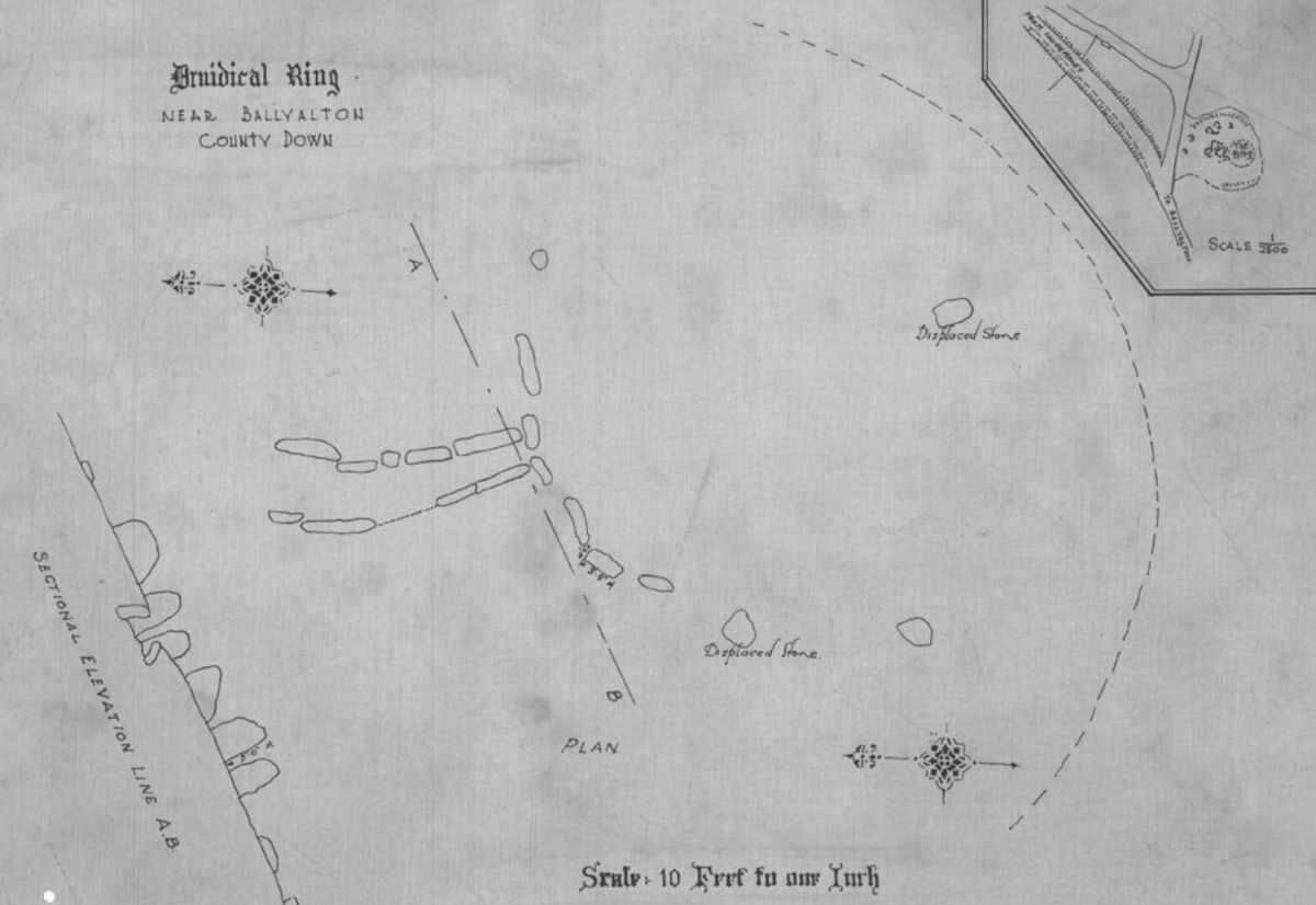 Click for full size image of Ballyalton Court Tomb (PID:272933) Ballyalton Court Tomb
