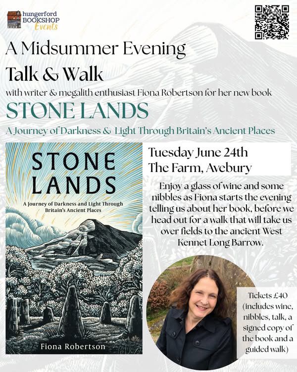 Out Soon: Stone Lands by Fiona Robertson, Launch Events inc. 24th June, Avebury