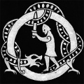 An illustration of sigurd fighting fafnir
