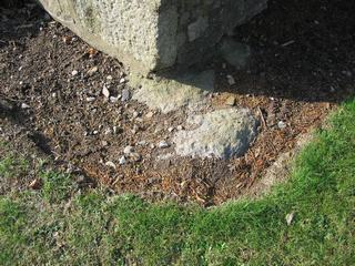 I think this is the second stone viewed from inside the Kirkyard.