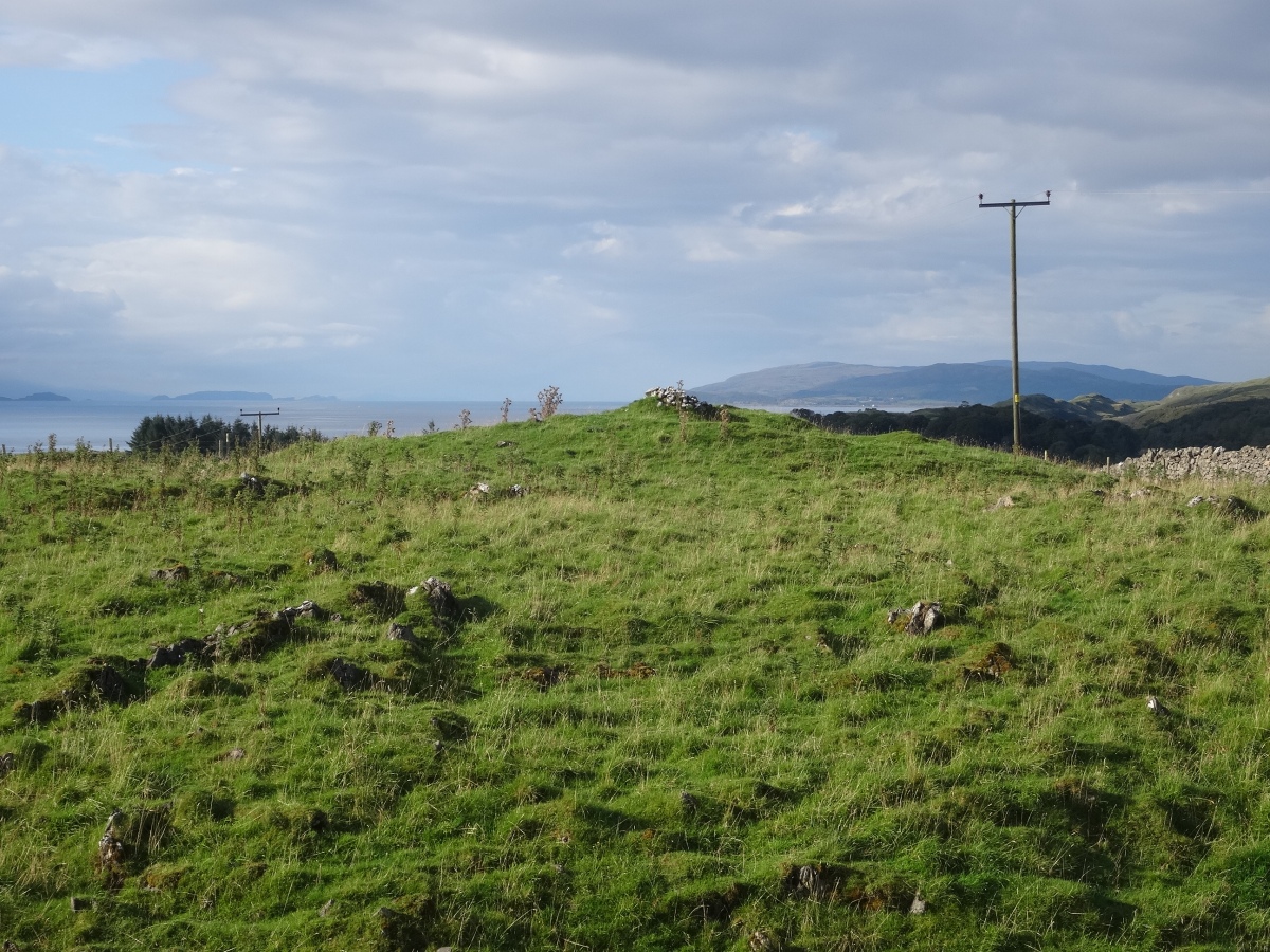 Balygrundle North cairn - view from the west (photo taken on September 2022).